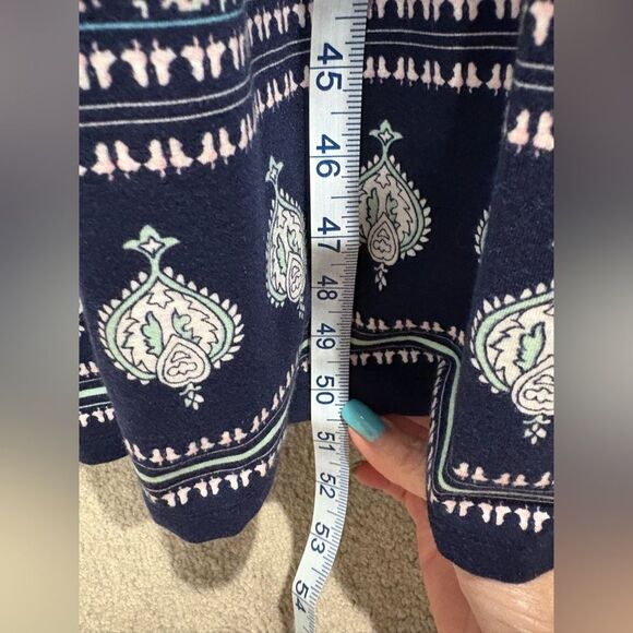 TALBOTS BOHEMIAN FLORAL JERSEY MAXI DRESS SIZE S - Picture 7 of 10